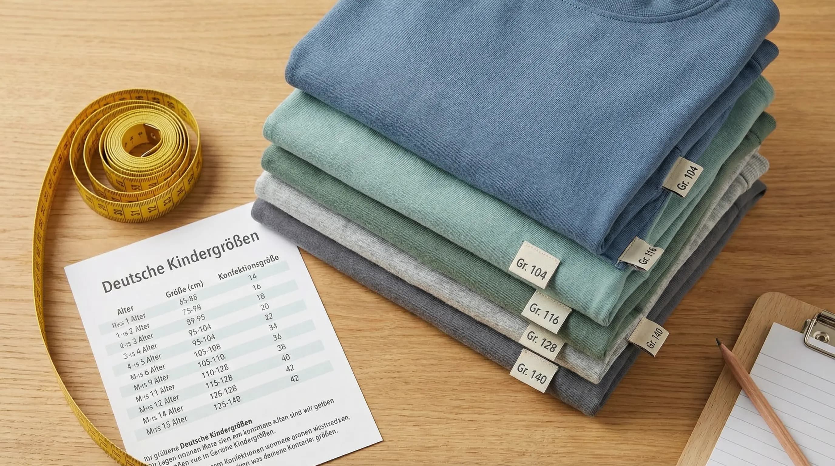 Größentabelle für Kinderkleidung: Die Perfekte Größe Finden