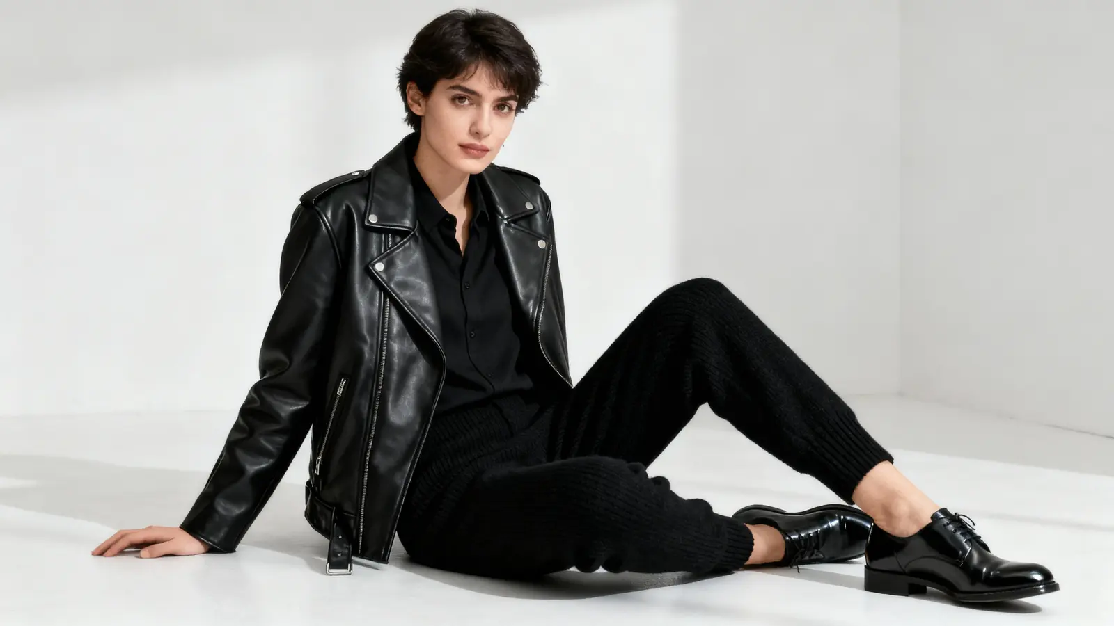 Monokrom siyah kombin örnekleri